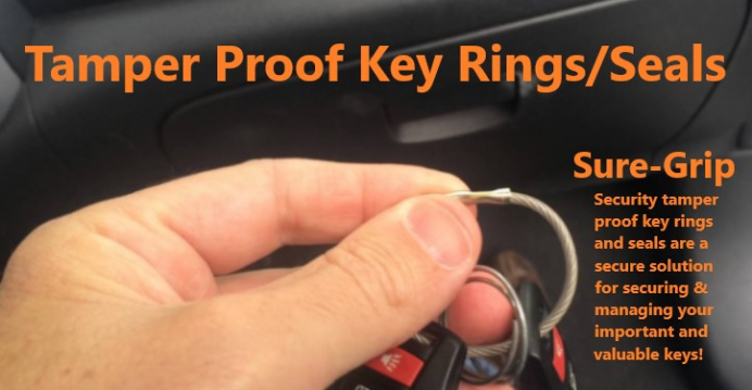 Key-Box Security Tamper Proof Key Rings